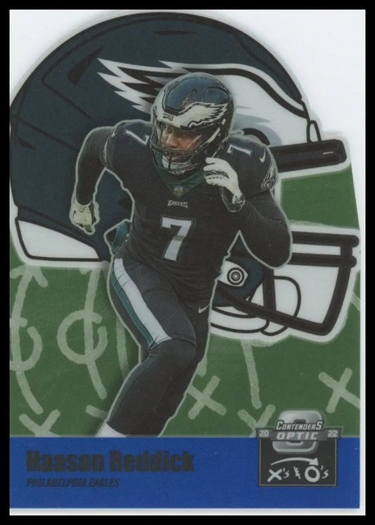 2022 Panini Contenders Optic Xs and Os Blue /99 Haason Reddick #XO-48 Eagles NFL - Football Card Single