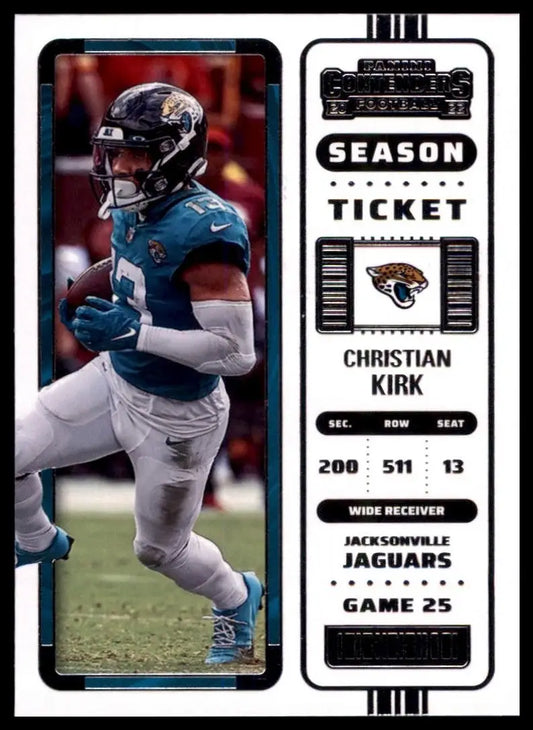 2022 Panini Contenders Season Ticket Christian Kirk #52 Jacksonville Jaguars - Football Card Single