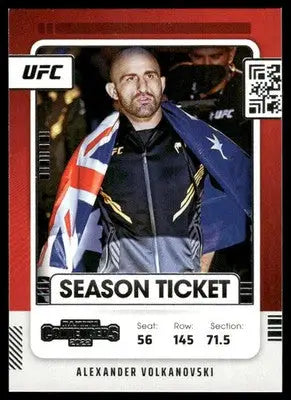 2022 Panini Contenders UFC Alexander Volkanovski #103 MMA - UFC/MMA Card Single