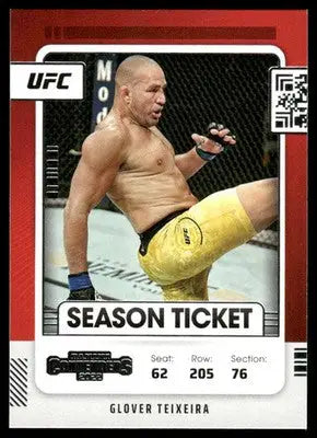 2022 Panini Contenders UFC Glover Teixeira #108 Mixed Martial Arts - UFC/MMA Card Single