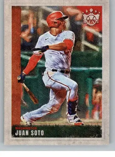 2022 Panini Diamond Kings #124 Juan Soto NM-MT SP Nationals ID:44904 - Trading Cards (Singles): Baseball Card Single