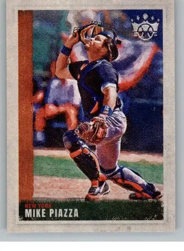 2022 Panini Diamond Kings #133 Mike Piazza NM-MT SP Mets ID:44907 - Baseball Card Single
