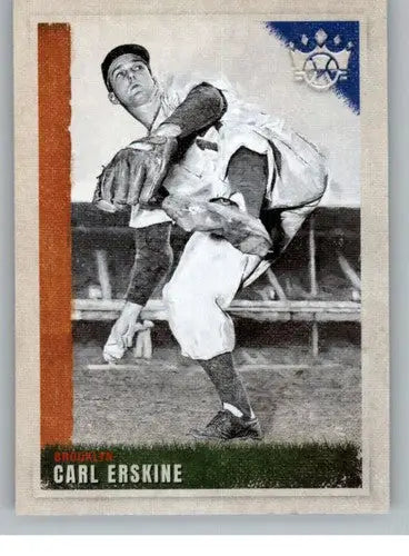2022 Panini Diamond Kings #14 Carl Erskine NM-MT Dodgers ID:44390 - Baseball Card Single