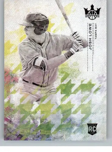 Original gloss Panini Diamond Kings Josh Lowe baseball card rookie Rays Rookies ID 44925