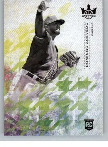 Original gloss Domingo Acevedo baseball card from Panini Diamond Kings 2022 series