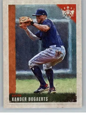 Xander Bogaerts baseball card from Panini Diamond Kings 2022 collection featuring original gloss