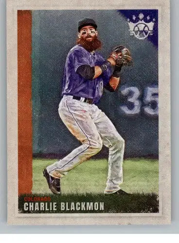 2022 Panini Diamond Kings Charlie Blackmon baseball card Rockies NM-MT ID 44531