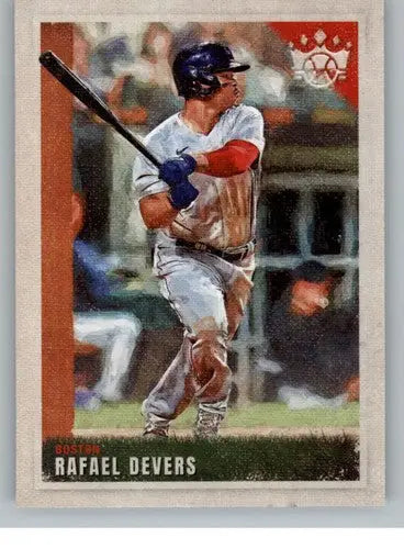 Original gloss Rafael Devers baseball card from Panini Diamond Kings 2022 series