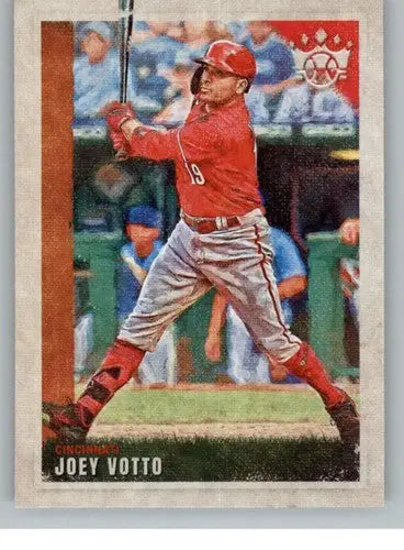 2022 Panini Diamond Kings Joey Votto baseball card Reds NM-MT collectible