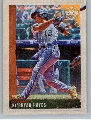 Ke’Bryan Hayes baseball card from Panini Diamond Kings 2022 product, NM-MT condition
