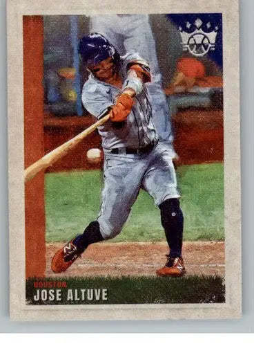 2022 Panini Diamond Kings Jose Altuve baseball card Astros NM-MT ID 44546