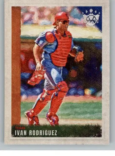 2022 Panini Diamond Kings #70 Ivan Rodriguez NM-MT Rangers ID:44843 - Baseball Card Single