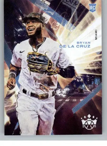 2022 Panini Diamond Kings #89 Bryan De La Cruz NM-MT RC Rookie Marlins ID:44855 - Baseball Card Single