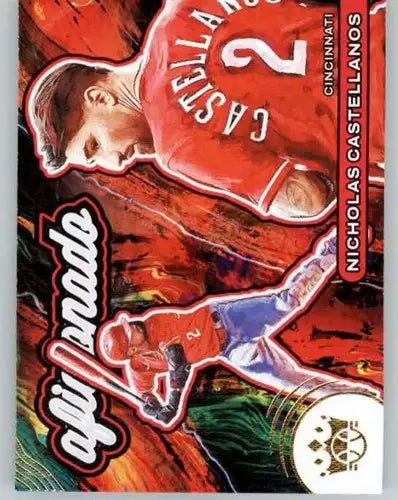 Baseball trading card featuring Nicholas Castellanos from Panini Diamond Kings 2022 series