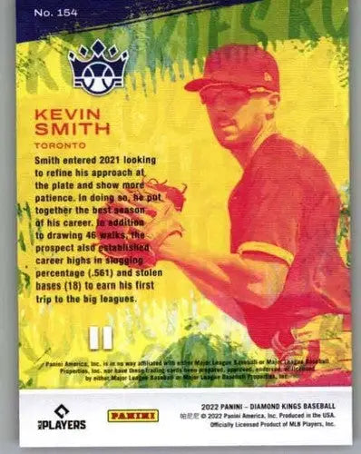 2022 Panini Diamond Kings Artist Proof Blue #154 Kevin Smith NM-MT RC R ID:44251 - Baseball Card Single