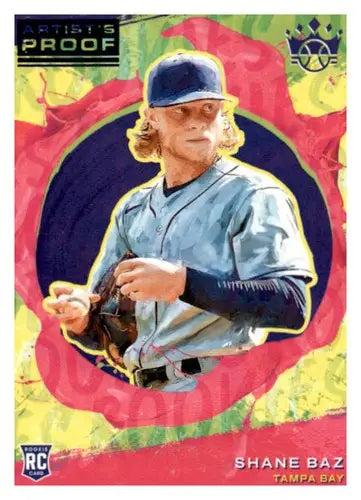 Shane Baz baseball card from Panini Diamond Kings Artist Proof Blue series