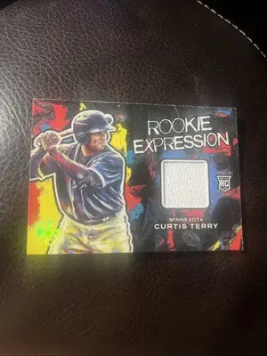 2022 Panini Diamond Kings Curtis Terry Rookie Expression baseball card front view