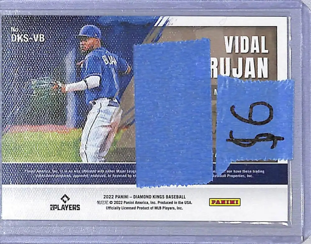 2022 Panini Diamond Kings #DKS-VB Vidal Brujan NM-MT Auto - Baseball Card Single