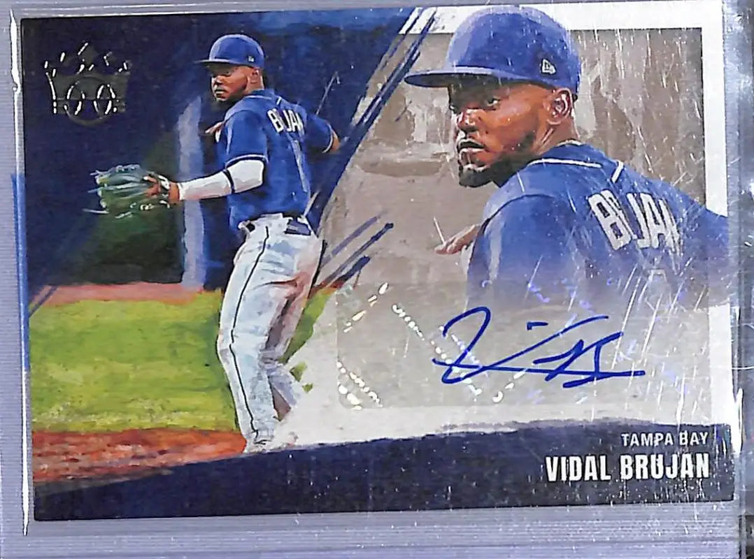 2022 Panini Diamond Kings #DKS-VB Vidal Brujan NM-MT Auto - Baseball Card Single