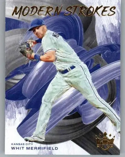 2022 Panini Diamond Kings Modern Strokes #10 Whit Merrifield NM-MT Roya ID:45001 - Baseball Card Single