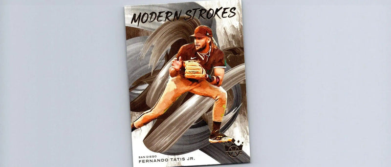 Fernando Tatis Jr. baseball card from 2022 Panini Diamond Kings Modern Strokes MS-6