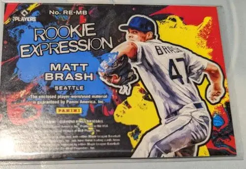 2022 Panini Diamond Kings Rookie Expression #3 Matt Brash NM-MT MEM Mar ID:45012 - Baseball Card Single