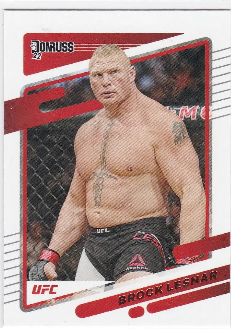 2022 Panini Donruss #160 Brock Lesnar UFC Heavyweight - UFC/MMA Card Single