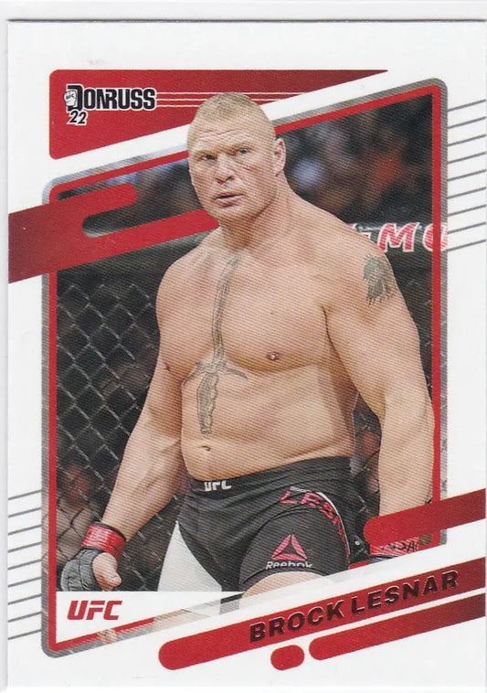 2022 Panini Donruss #160 Brock Lesnar UFC Heavyweight - UFC/MMA Card Single