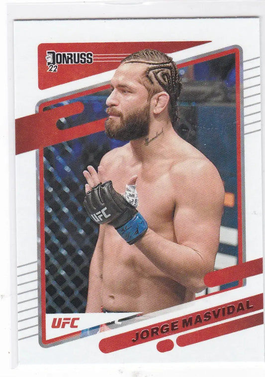 2022 Panini Donruss #22 Jorge Masvidal - UFC/MMA Card Single