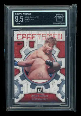 2022 Panini Donruss Craftsmen Stipe Miocic #14 Arena Club 9.5 - UFC/MMA Card Single