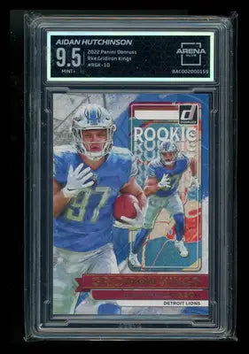 2022 Panini Donruss Gridiron Kings Aidan Hutchinson #RGK-10 Arena Club 9.5 - Football Card Single
