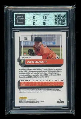 2022 Panini Donruss On Fire John Means #128 Baseball Arena Club 10