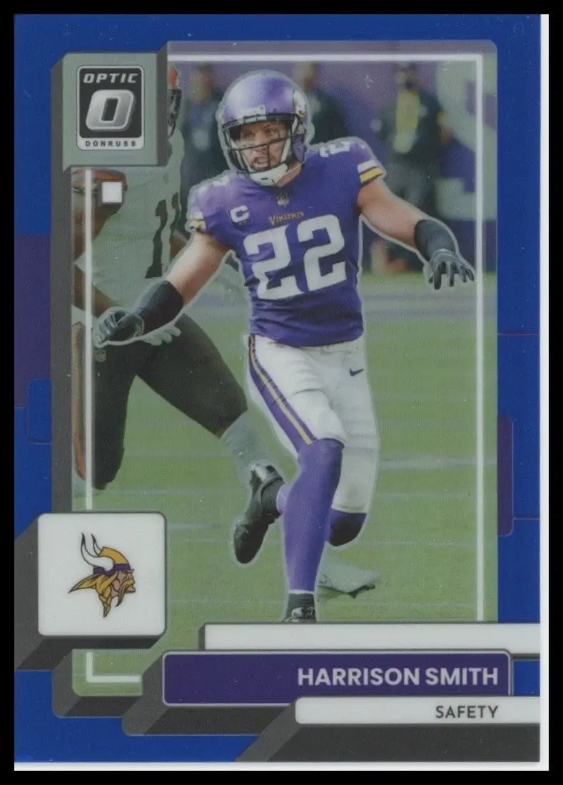2022 Panini Donruss Optic - Harrison Smith #131 Blue Prizm /179 - Football Card Single