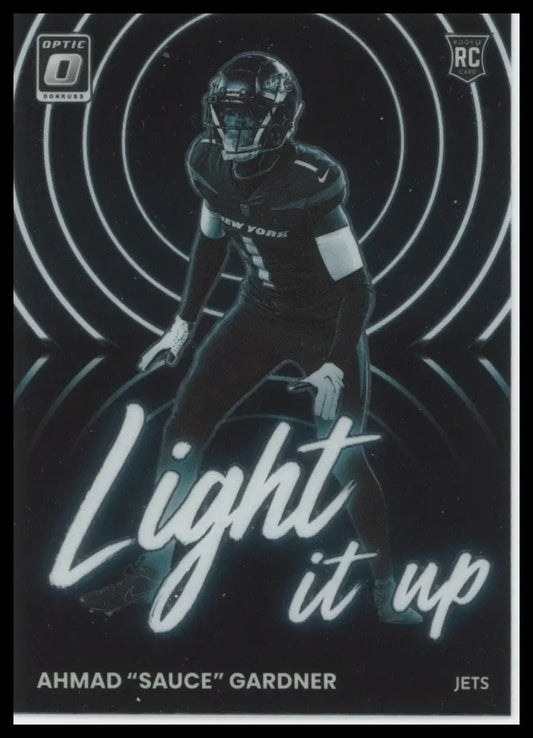 2022 Panini Donruss Optic - Light It Up Ahmad Gardner #LU-19 (RC) - Football Card Single