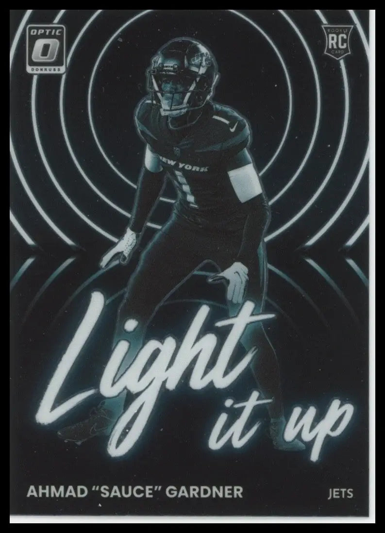 2022 Panini Donruss Optic - Light It Up Ahmad Gardner #LU-19 (RC) - Football Card Single
