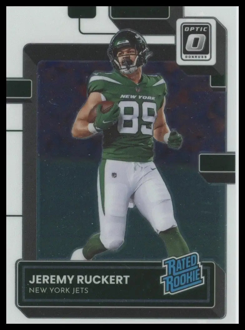 2022 Panini Donruss Optic - Rated Rookie Jeremy Ruckert #291 (RC) - Football Card Single