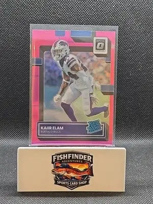 2022 Panini Donruss Optic - Rated Rookie Kaiir Elam #249 Pink Prizm (RC) - Football Card Single