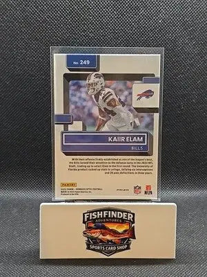 2022 Panini Donruss Optic - Rated Rookie Kaiir Elam #249 Pink Prizm (RC) - Football Card Single