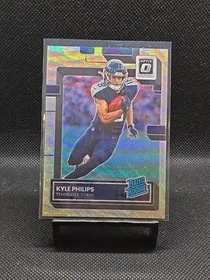 2022 Panini Donruss Optic - Rated Rookie Kyle Philips #296 Wave Prizm /300 (RC) - Football Card Single