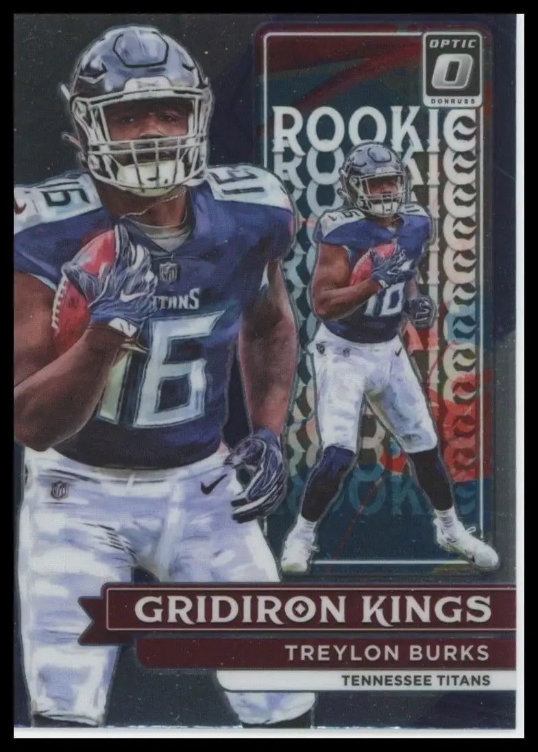 2022 Panini Donruss Optic - Rookie Gridiron Kings Treylon Burks #RGK-9 (RC) - Football Card Single