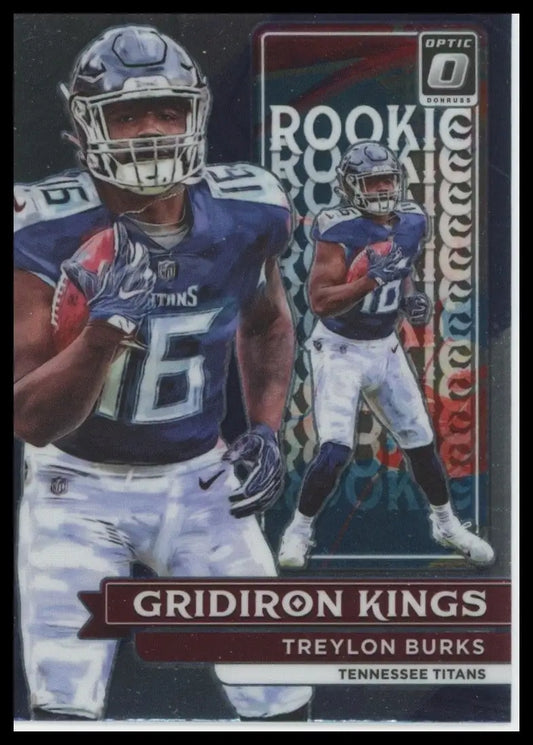 2022 Panini Donruss Optic - Rookie Gridiron Kings Treylon Burks #RGK-9 (RC) - Football Card Single