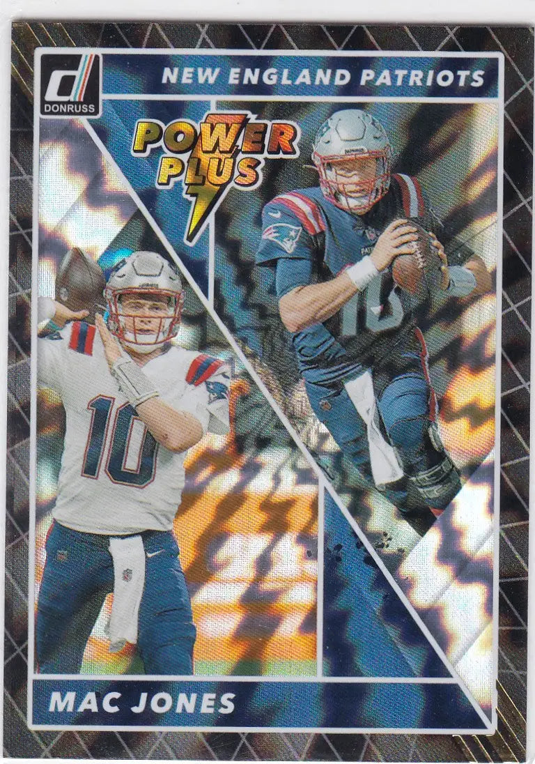 2022 Panini Donruss #PP-7 Mac Jones Power Plus New England Patriots - Football Card Single