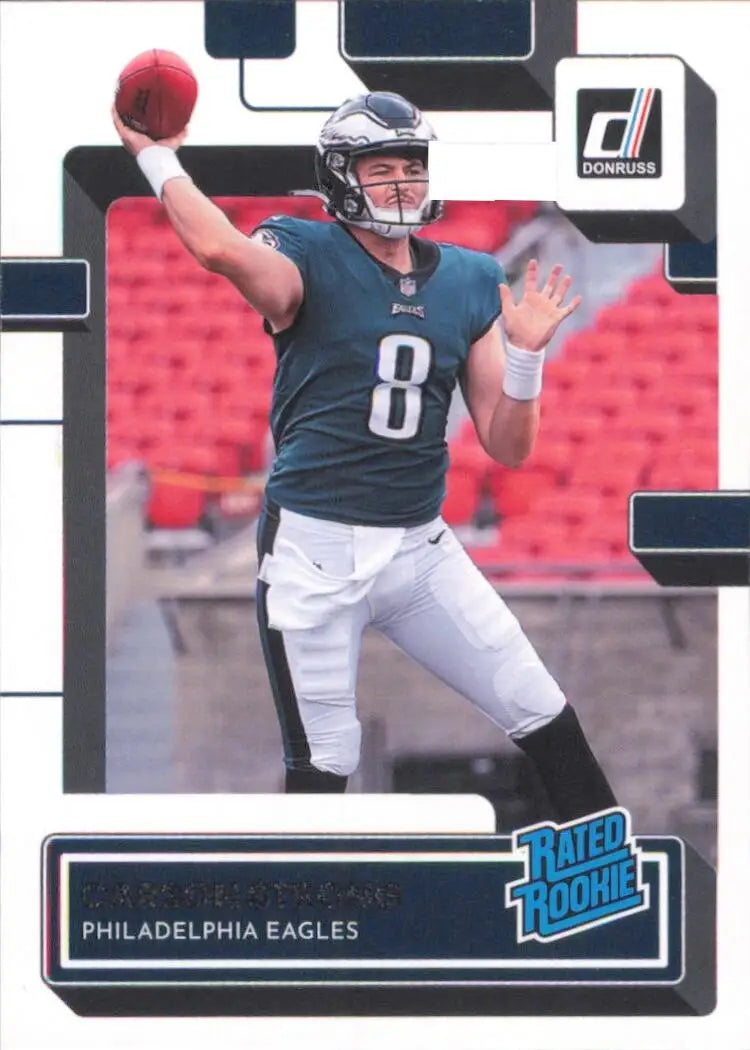 2022 Panini Donruss Rated Rookie #311 Carson Strong Philadelphia Eagles Football