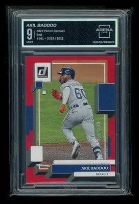 2022 Panini Donruss Red Akil Baddoo #161 0025/2022 Baseball Arena Club 9