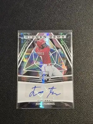 2022 Panini Elite Extra Edition #HG-JT Jose Torres Hidden Gems Signatures Black - Baseball Card Single