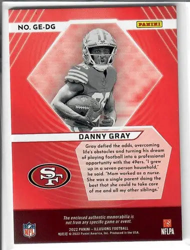 2022 Panini Illusions Great Expectations #34 Danny Gray NM-MT MEM 49ers ID:49285 - Football Card Single