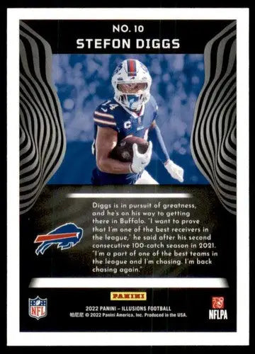 2022 Panini Illusions Retail #10 Stefon Diggs NM-MT Bills ID:52234 - Football Card Single
