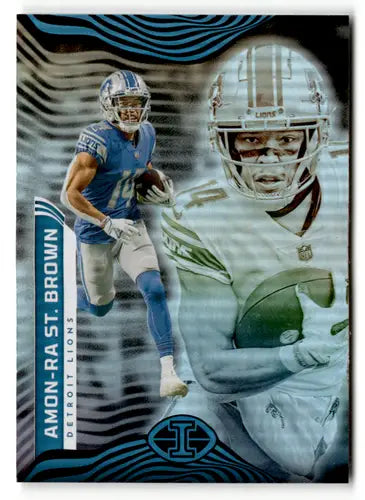Amon-Ra St. Brown football card from Panini Illusions Retail with original gloss style