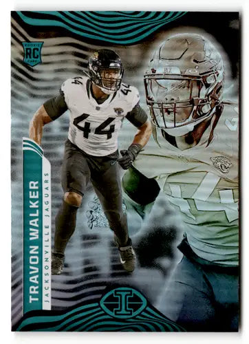 Original gloss of Travon Walker football card from Panini Illusions Retail series