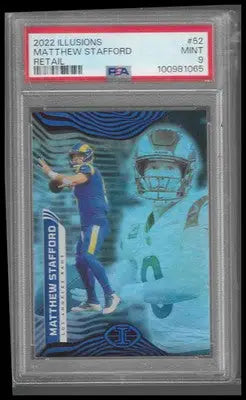 2022 Panini Illusions - Retail #52 Matthew Stafford PSA 9 POP 1 - Football Card Single